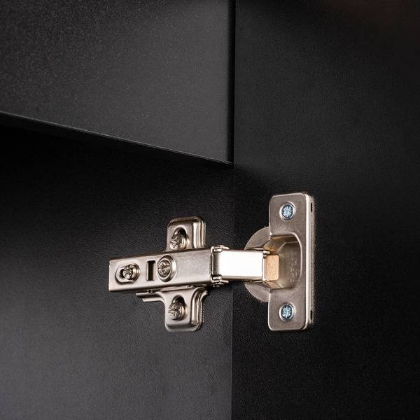 Armoire suspendue NEWPORT-56-59 Noir - Bois manufacturé - 20 x 57 x 19 cm