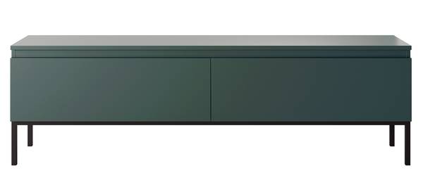 TV-dressoir BEMMI groen - melamine - 150 x 46 x 32 cm