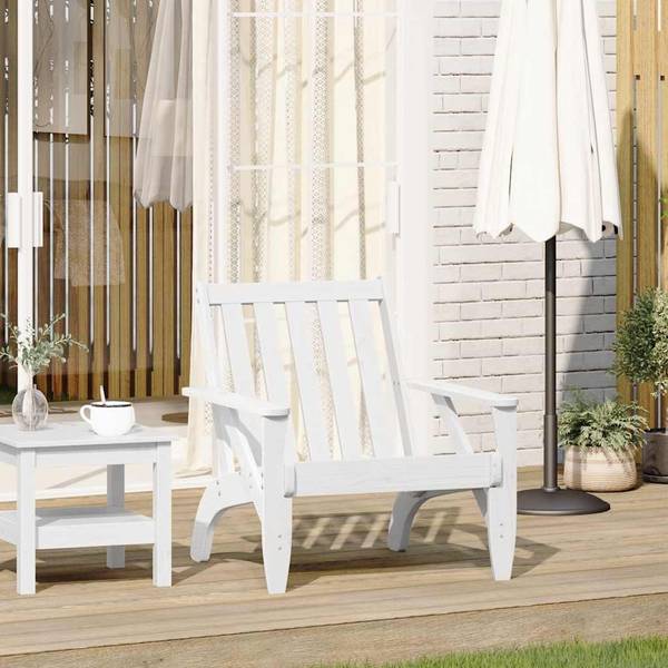 Chaise de jardin adirondack 3044360-1 Blanc - Pin - 75 x 77 x 77 cm