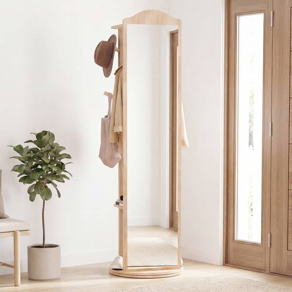 Ganzkörperspiegel VH35782 Braun - Holzwerkstoff - 48 x 168 x 48 cm