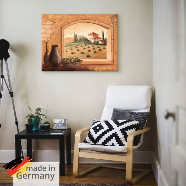 Leinwandbild Toskana 80 x 60 cm