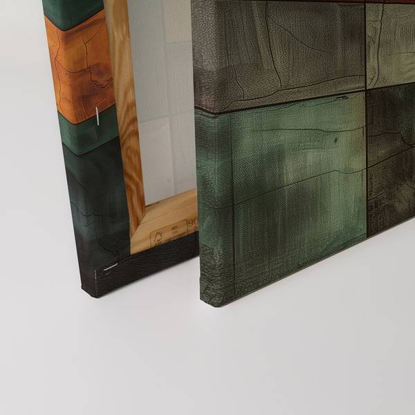 Leinwandbild Block Art Chess 80 x 120 cm