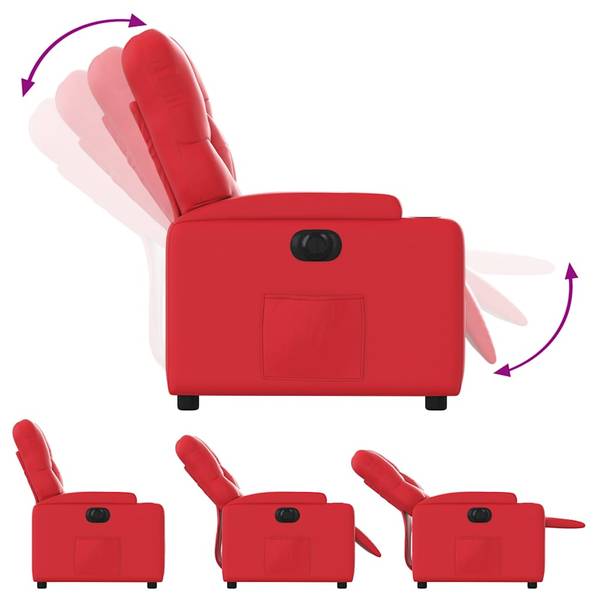 Relaxsessel Elektrisch 3032276-1 Rot
