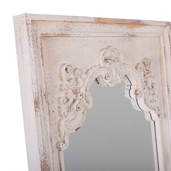 Spiegel 4523280069 Weiß - Holz teilmassiv - 60 x 150 x 4 cm