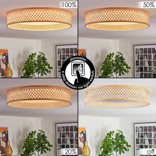 Deckenleuchte Barcellona 52 x 12 x 52 cm