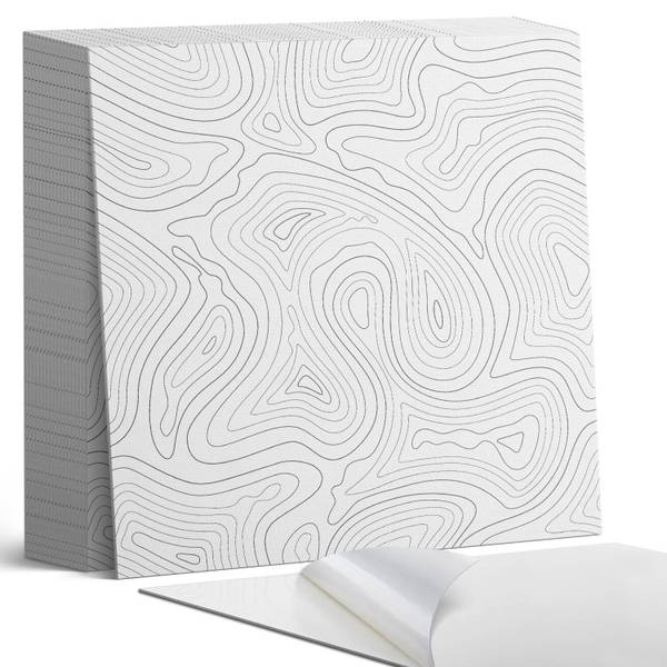 Vinylfliese WellenLinien 20er-Set 20 x 20 cm