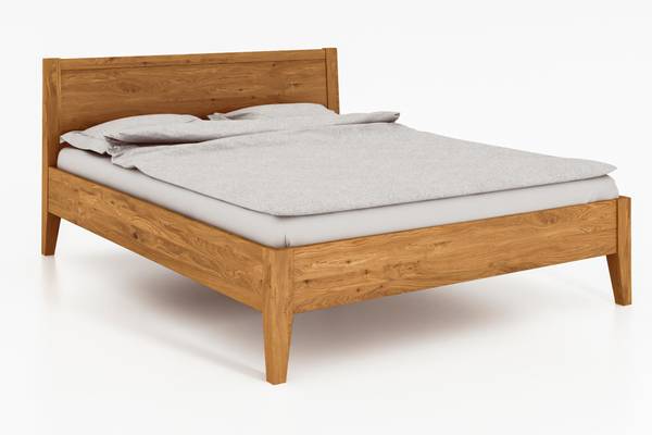 Bett ELIAS 7 Wildeiche - 100 x 190 cm