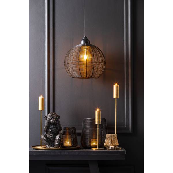 Suspension Milla Noir - Acier - 36 x 38 x 36 cm