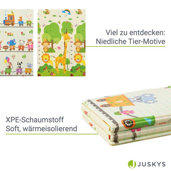 Kinder Spielmatte Toni Beige - Kunststoff - 176 x 1 x 196 cm