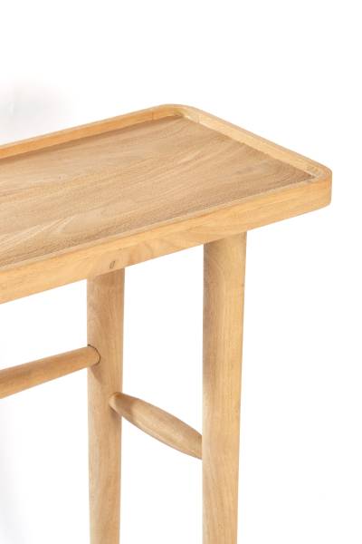 Seite QIANO Braun - Massivholz - 30 x 75 x 120 cm