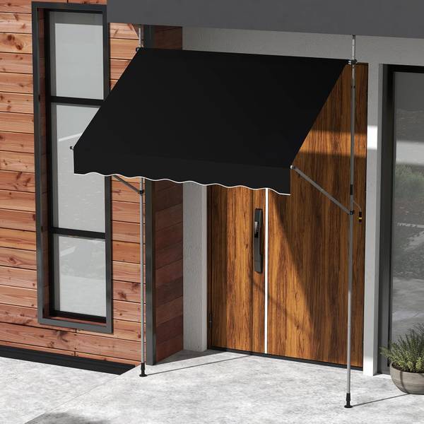 Klemmmarkise ZB34654 Schwarz