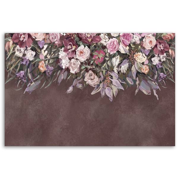 Tableau déco fleurs envahissantes 90 x 60 cm