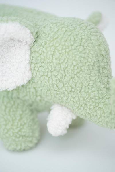 Schaukeltier Elefant Grün - Polyester - 27 x 11 x 13 cm