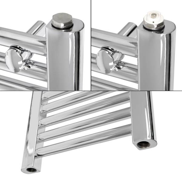 Badheizkörper PARIS Silber - 3 x 120 x 60 cm