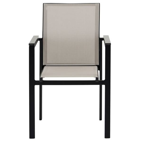 Gartenmöbel Set  AGAPE/WINDY 5er Set Grau - Aluminium - 120 x 75 x 120 cm