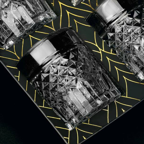 Whiskeygläser Prestige 4er Set Klarglas - 28 x 29 x 10 cm