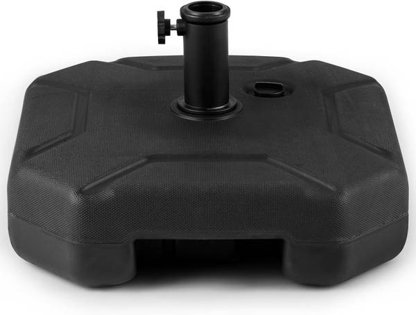 Parasolstandaard ZB34416NL zwart - metaal - 43 x 25 x 43 cm