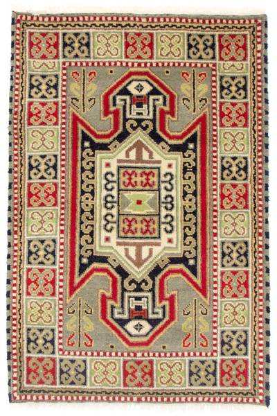 Orientteppich Oriental Grün - Wolle - 96 x 1 x 152 cm
