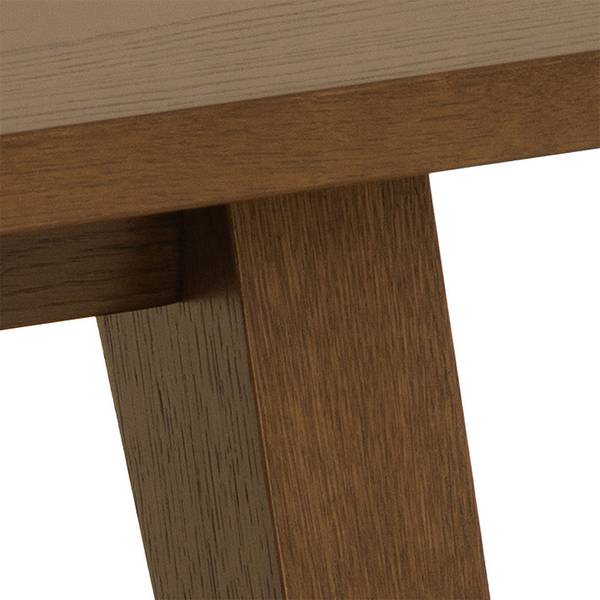 Table basse A-Line Gris - En partie en bois massif - 130 x 45 x 70 cm