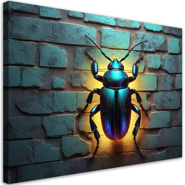 Canvas schilderij Neon 120 x 80 cm