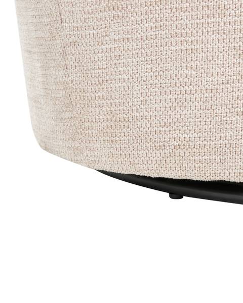 Sessel ALVDAL Beige - Schwarz - Textil - 74 x 73 x 79 cm