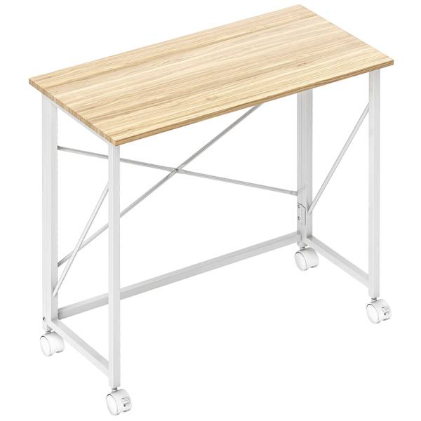 Klappbarer Schreibtisch 836-606V00ND Eiche Dekor - Weiß