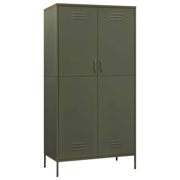 Kleiderschrank 3007017 Dunkelgrün - Grün