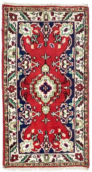 Orientteppich Oriental Rot - Wolle - 90 x 1 x 160 cm