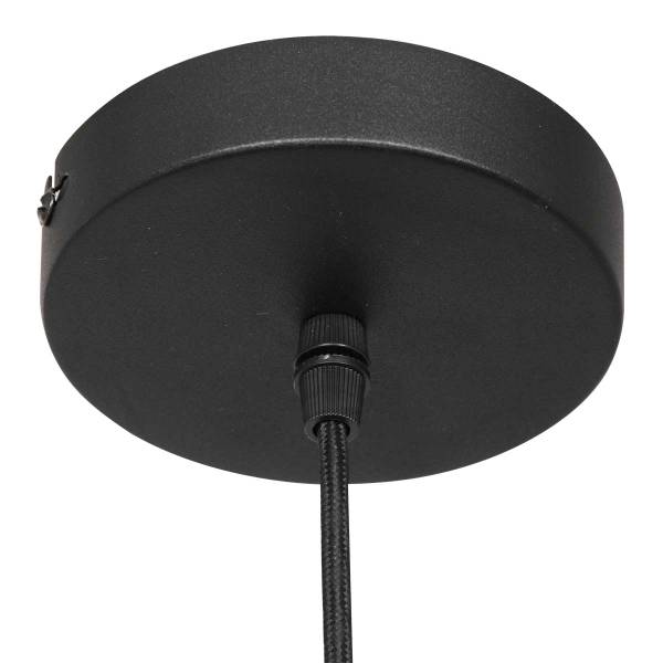 Pendelleuchte Bollique Schwarz - Messing
