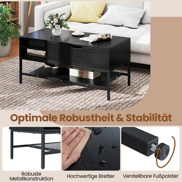 Couchtisch VH35630 Schwarz