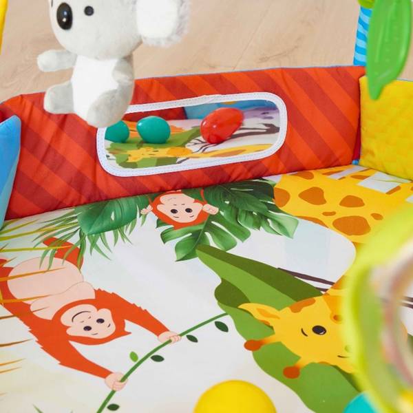 Spielbogen Jungle Palenquo Gelb - Textil - 62 x 50 x 10 cm