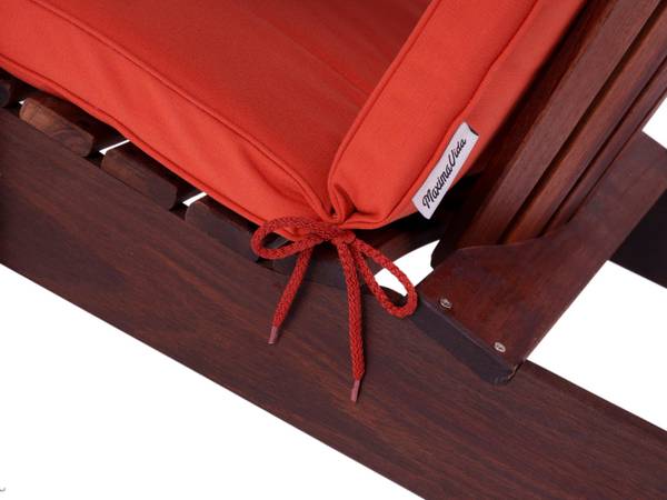 Garden cushion Rocho Rot - Polyester - 47 x 4 x 75 cm