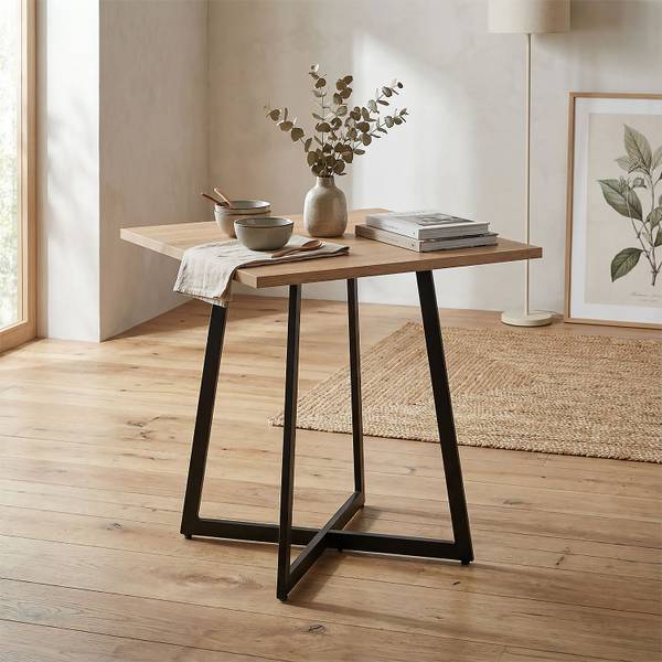 Table à manger 3125 Marron - Bois manufacturé - 80 x 76 x 80 cm