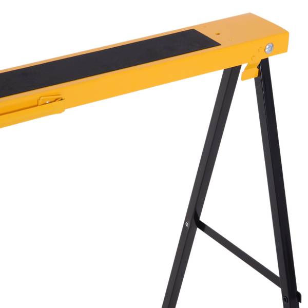 Arbeitsbock 2er Set B71-026 Gelb - Metall - 50 x 76 x 100 cm