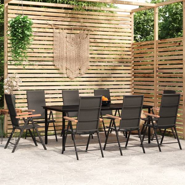 Garten-Essgruppe 3099118 (9-teilig) 100 x 200 cm - Anzahl Teile im Set: 9