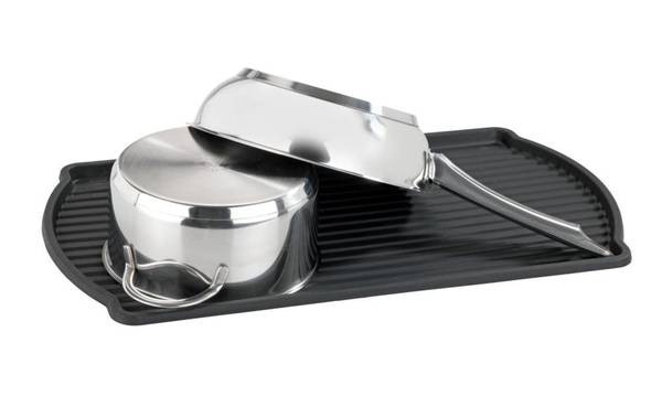 Geschirrabtropfer Basic Metall / Polypropylen - Schwarz