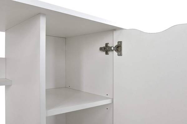 Weiß Kinderschreibtisch - ROMA Holzwerkstoff - 50 x 77 x 90 cm