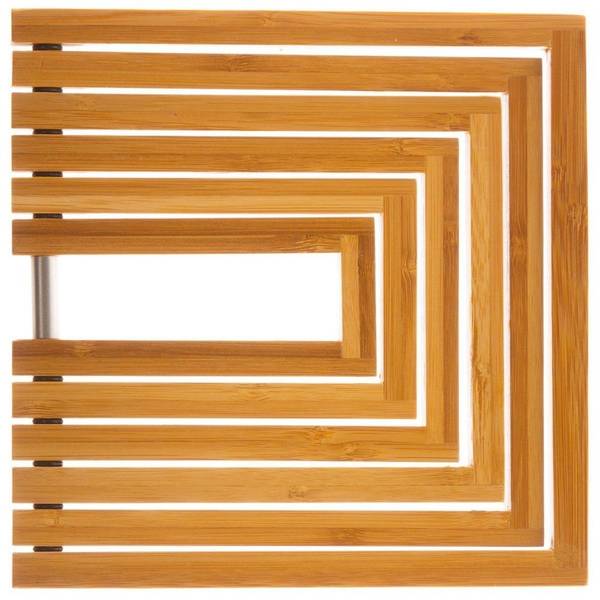 Erweiterbarer Untersetzer BAMBOU CUISINE Bambus - 19 x 1 x 34 cm