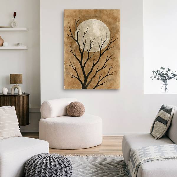 Wandbild Baum 60 x 90 cm