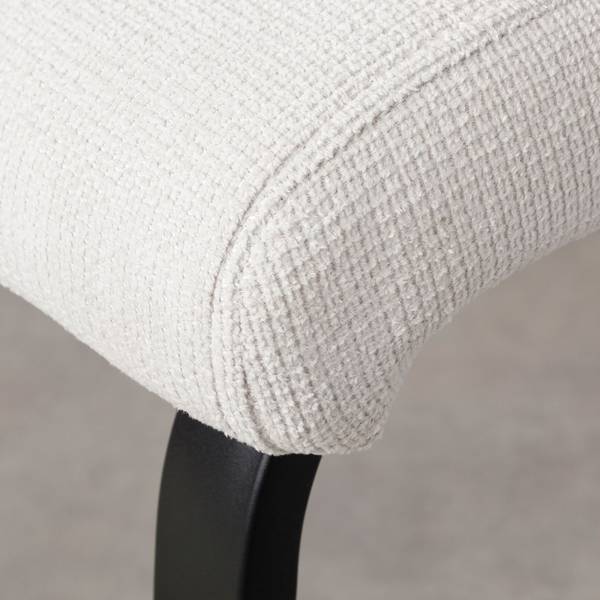 Esszimmerbank VILAS Weiß - Textil - 135 x 87 x 56 cm