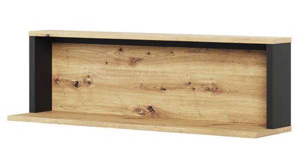 Wandregal Spot 8 Braun - Holzwerkstoff - 92 x 28 x 22 cm