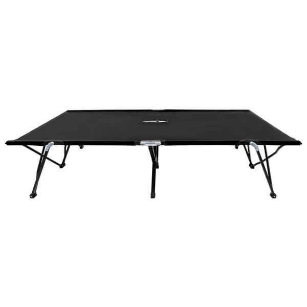Sonnenliege 3004998 Schwarz - Stahl - 125 x 40 x 193 cm