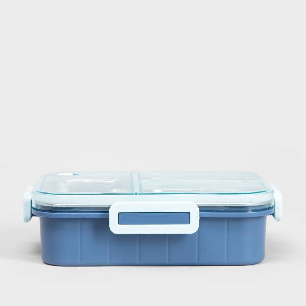 Lunchbox DELVOR Blau - Metall - 24 x 8 x 19 cm