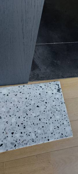 Fußmatte Babet Grau - Textil - 50 x 1 x 75 cm