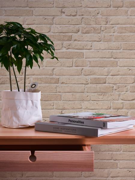 Vliestapete 3106 Stein Optik Struktur Beige