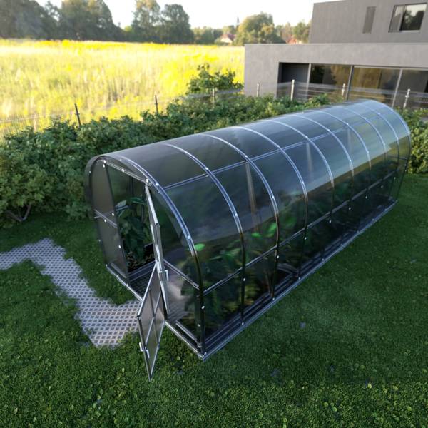 KLASIKA ARCH EXTRA 18m² Silber - Metall - 300 x 218 x 600 cm