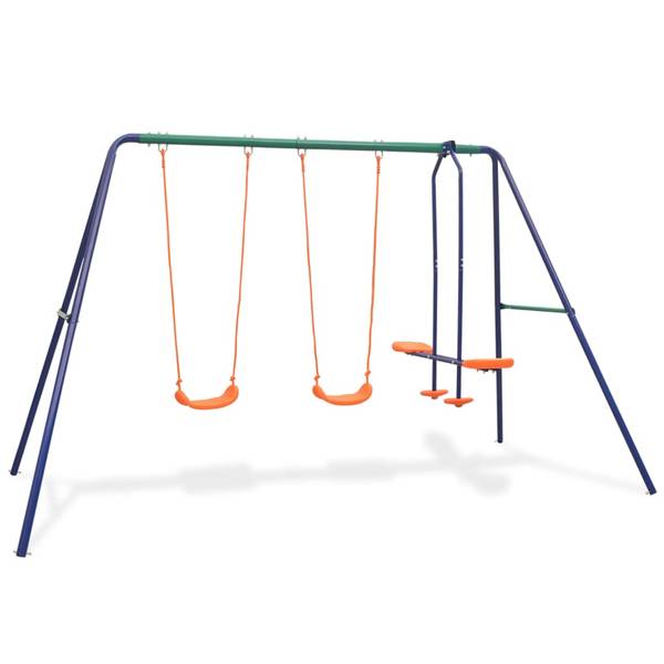 Schommel 91358 oranje - staal - 324 x 182 x 155 cm