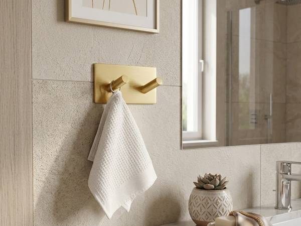 Wandhaken 9056198 Gold - Metall - 9 x 5 x 3 cm
