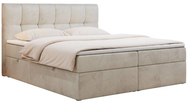 Boxspringbett RICO Beige - Breite: 180 cm - H3