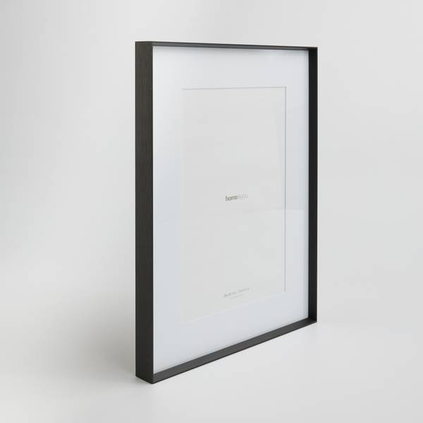 Rahmen Anzi Schwarz - Aluminium - 3 x 50 x 40 cm